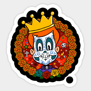 Freddy Day of the Dead Sticker